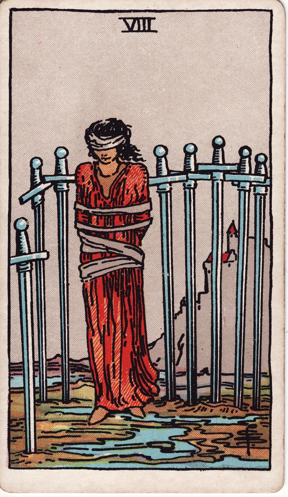 Lá bài Tarot Eight of Swords