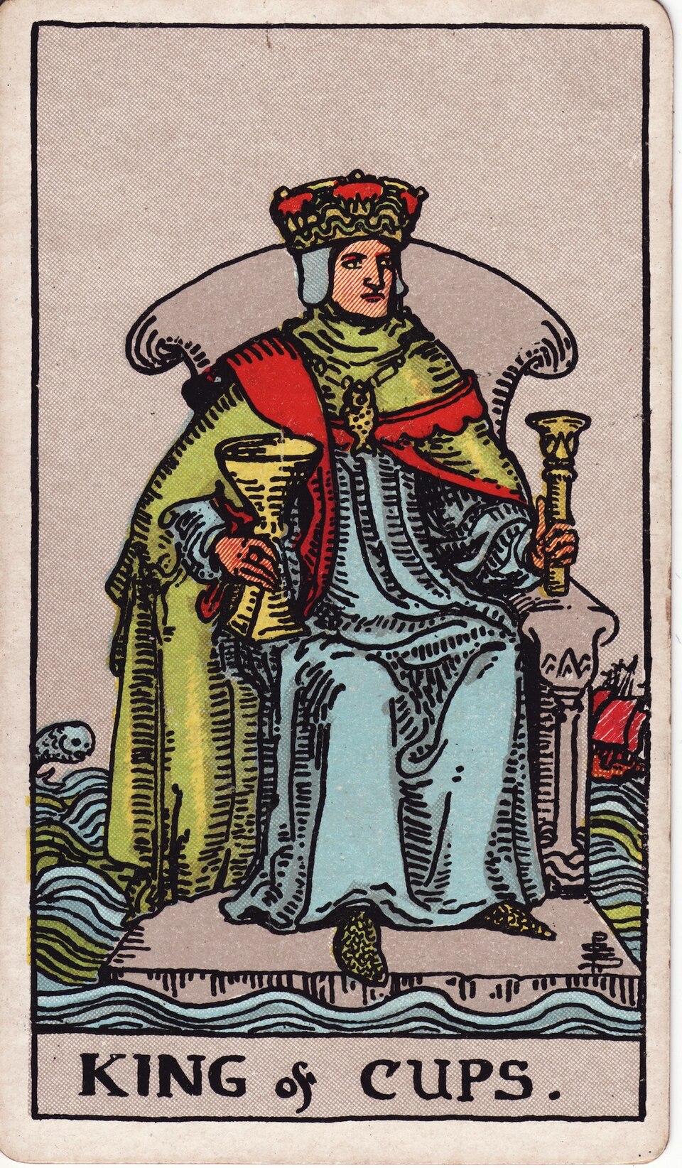 Lá bài Tarot King of Cups