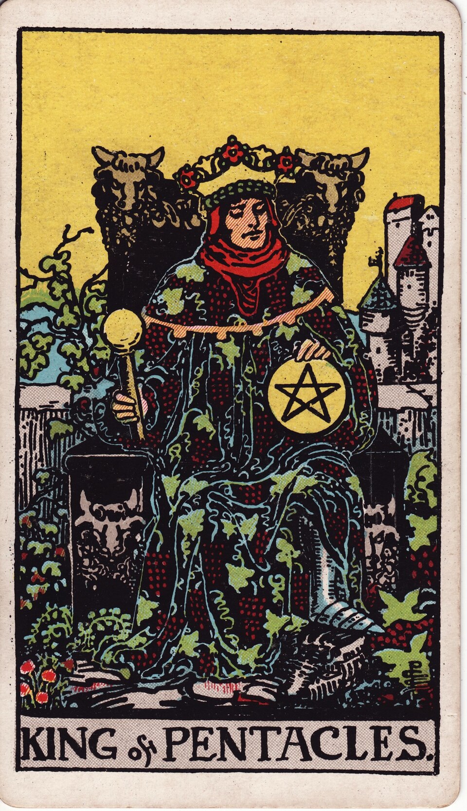 Lá bài Tarot King of Pentacles