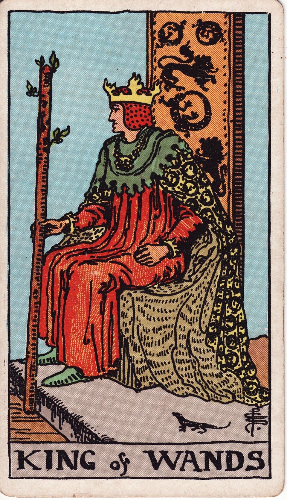 Lá bài Tarot King of Wands