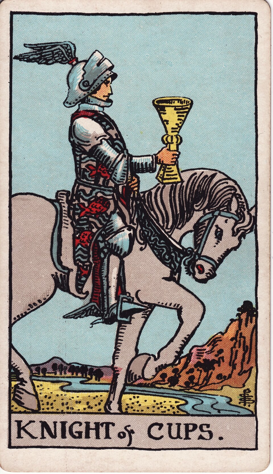 Lá bài Tarot Knight of Cups