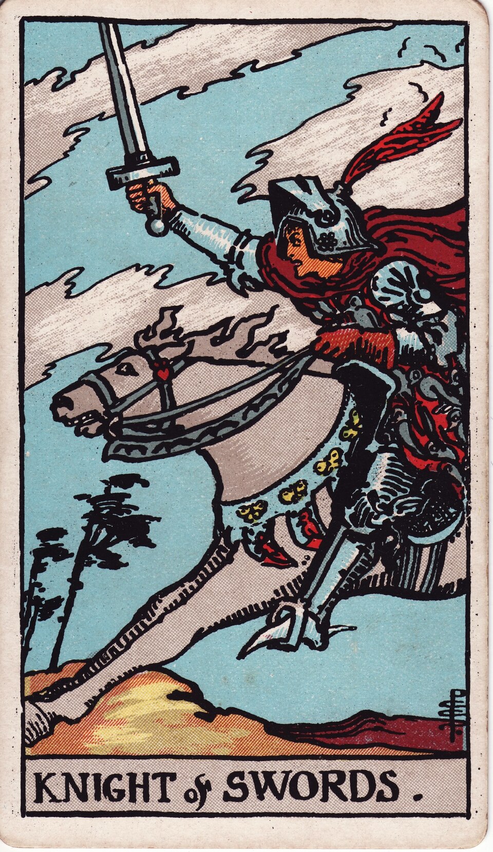 Lá bài Tarot Knight of Swords