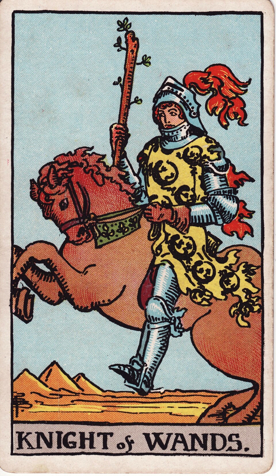Lá bài Tarot Knight of Wands
