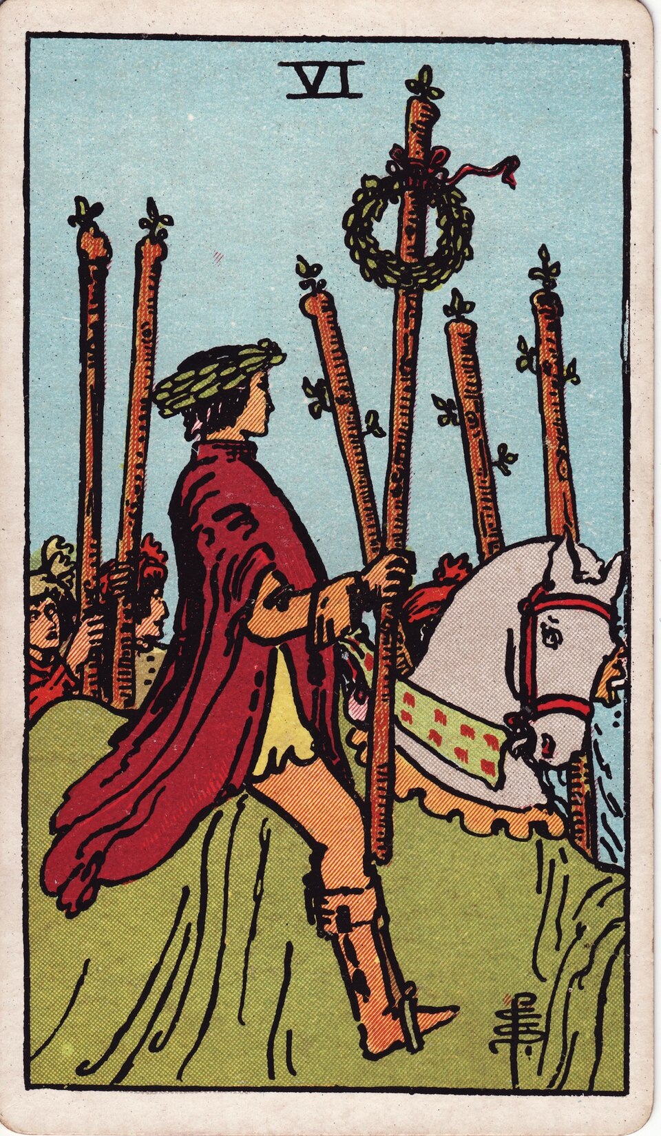Lá bài Tarot Six of Wands