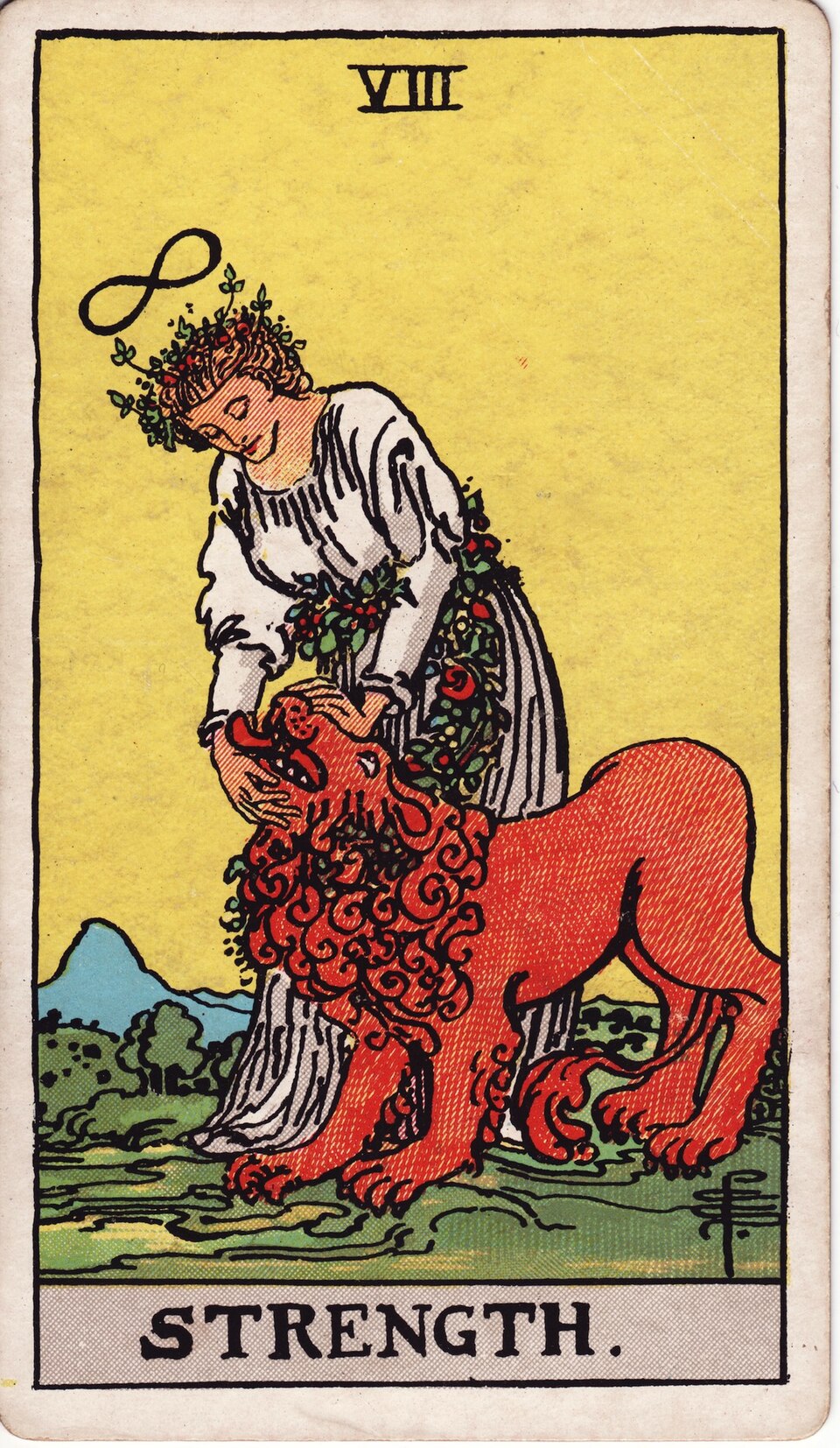 Lá bài Tarot Strength