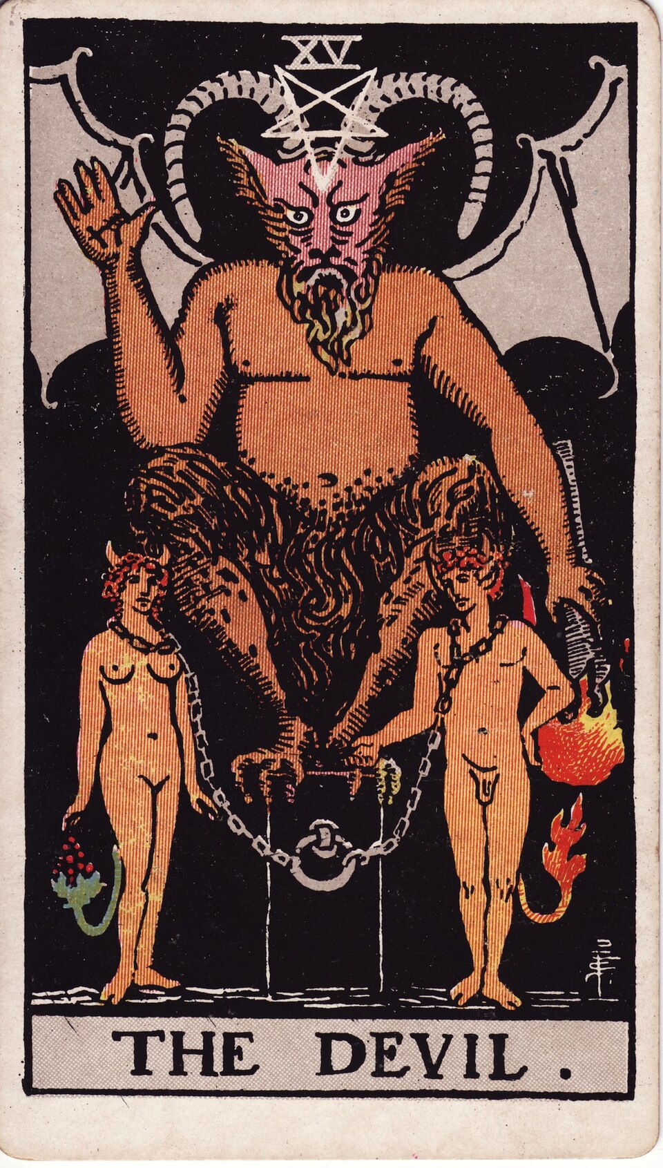 Lá bài Tarot The Devil