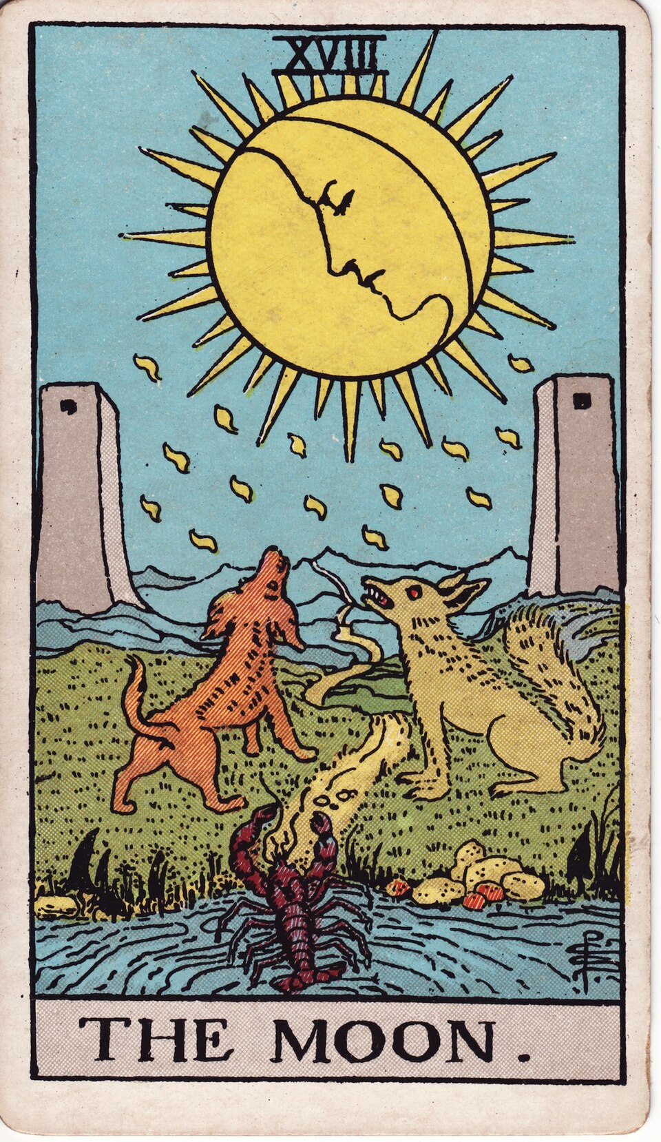 Lá bài Tarot The Moon