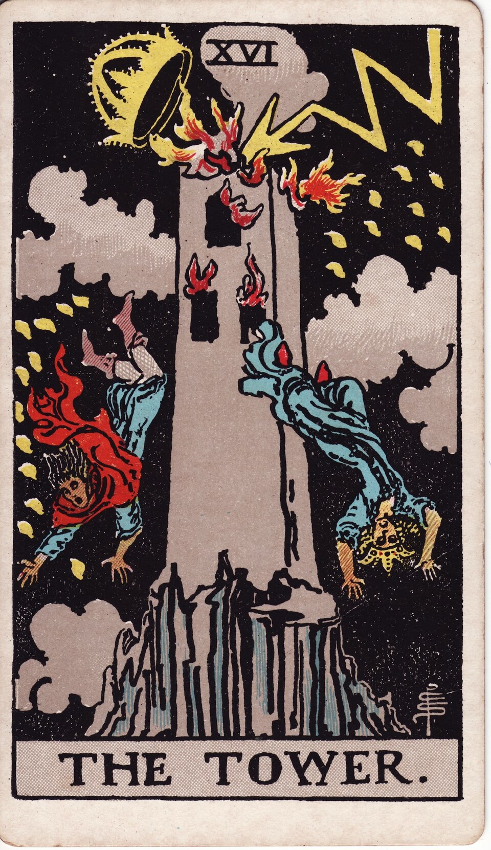 Lá bài Tarot The Tower