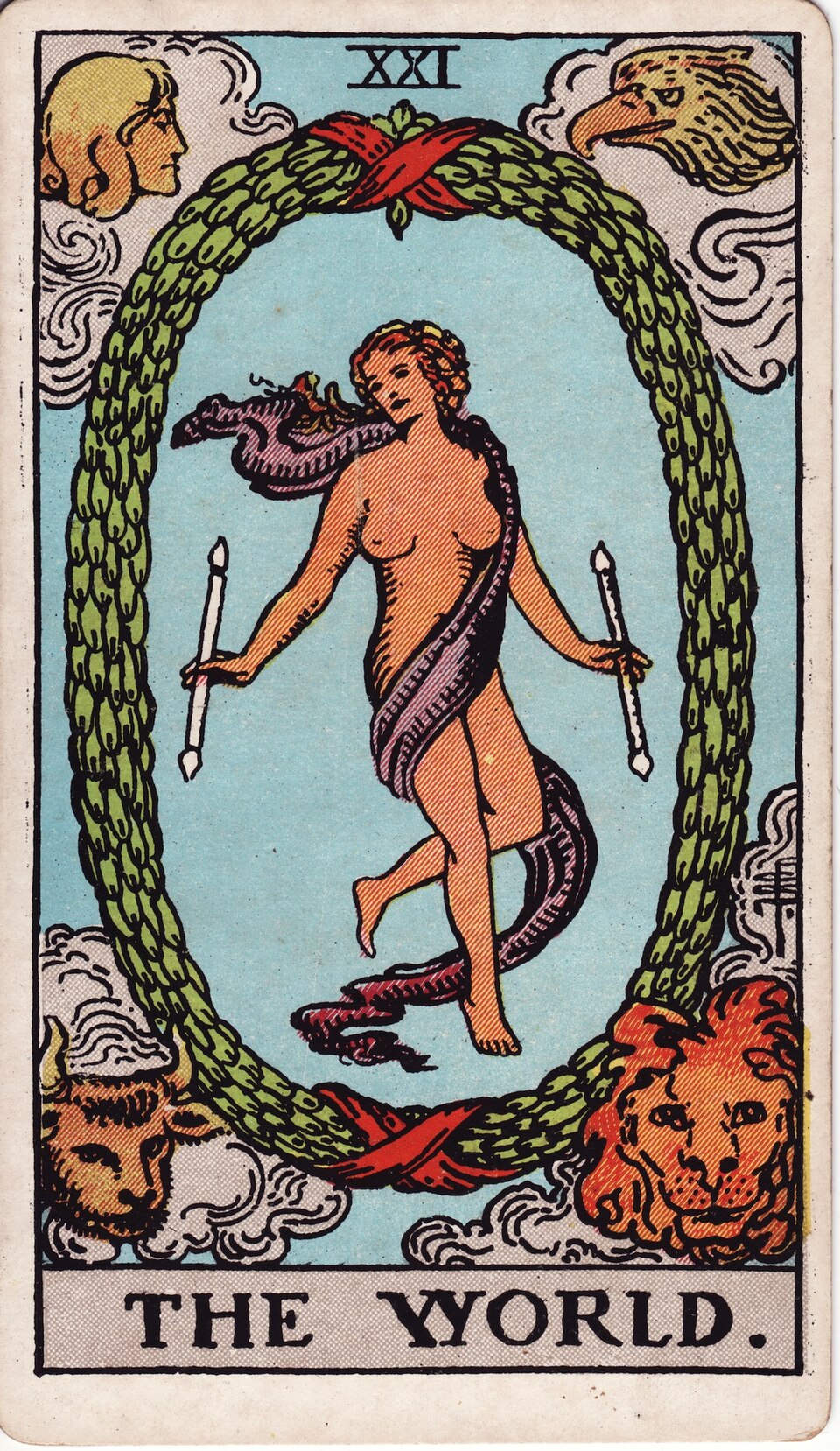Lá bài Tarot The World