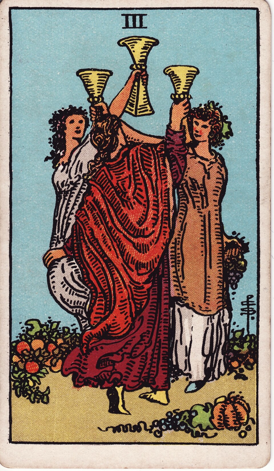 Lá bài Tarot Three of Cups