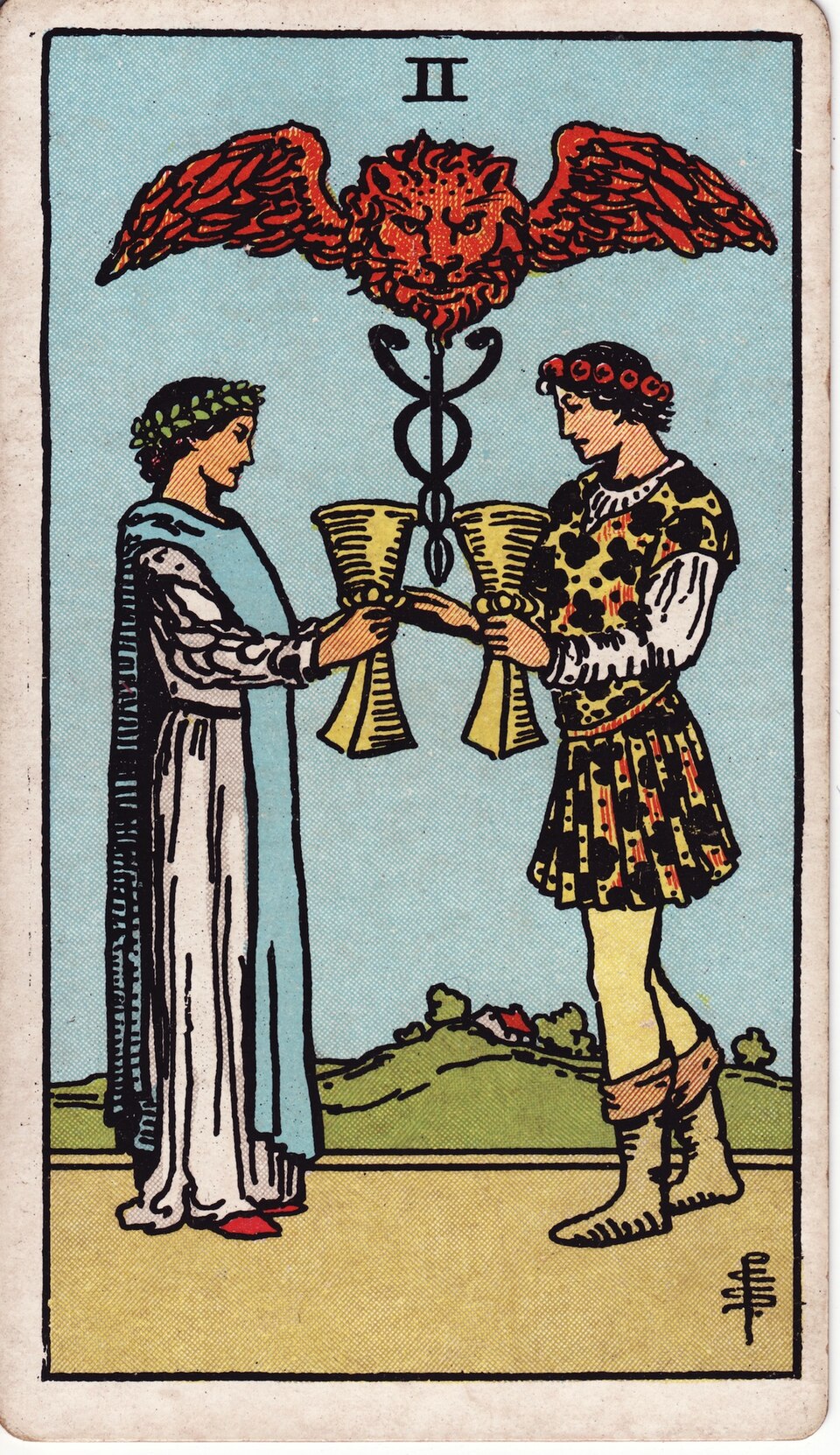 Lá bài Tarot Two of Cups
