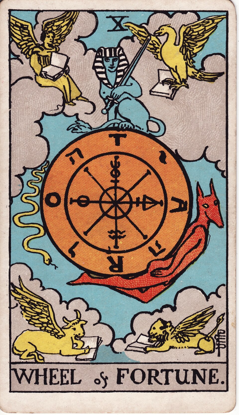 Lá bài Tarot Wheel of Fortune
